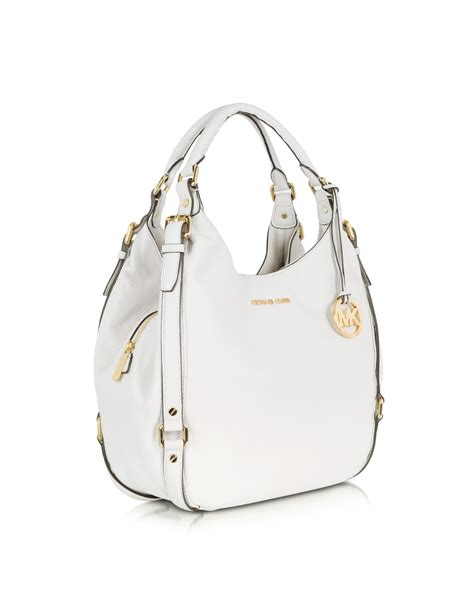 michael kors bedford wallet white|Michael Kors optic white handbags.